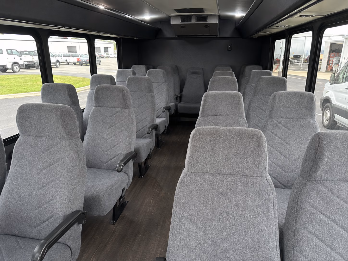 burnsville 18 passenger minibus inside