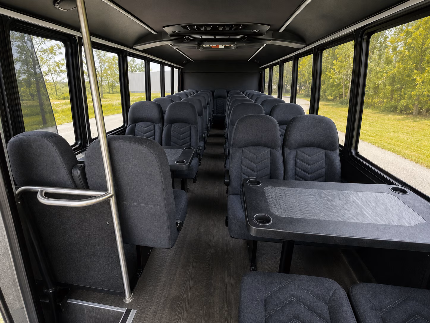 burnsville 20 passenger minibus inside