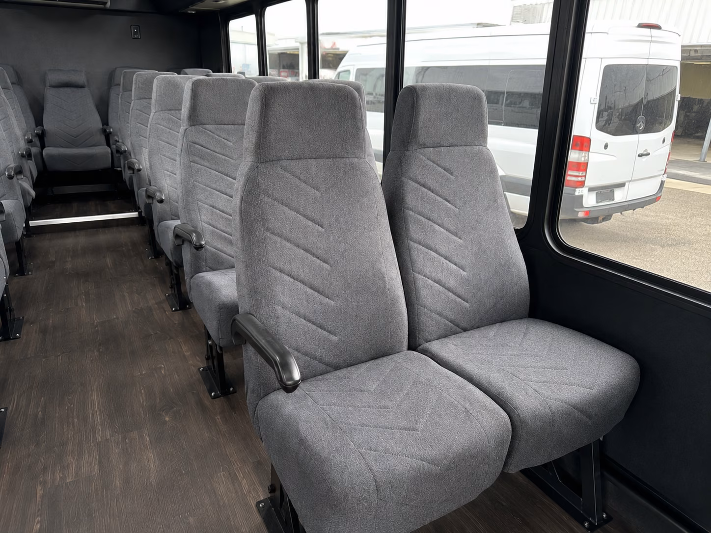 burnsville 20 passenger minibus interior