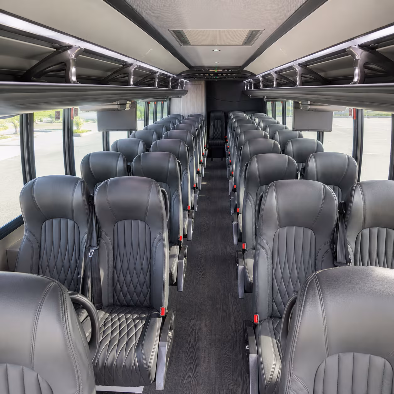 burnsville 28 passenger minibus inside
