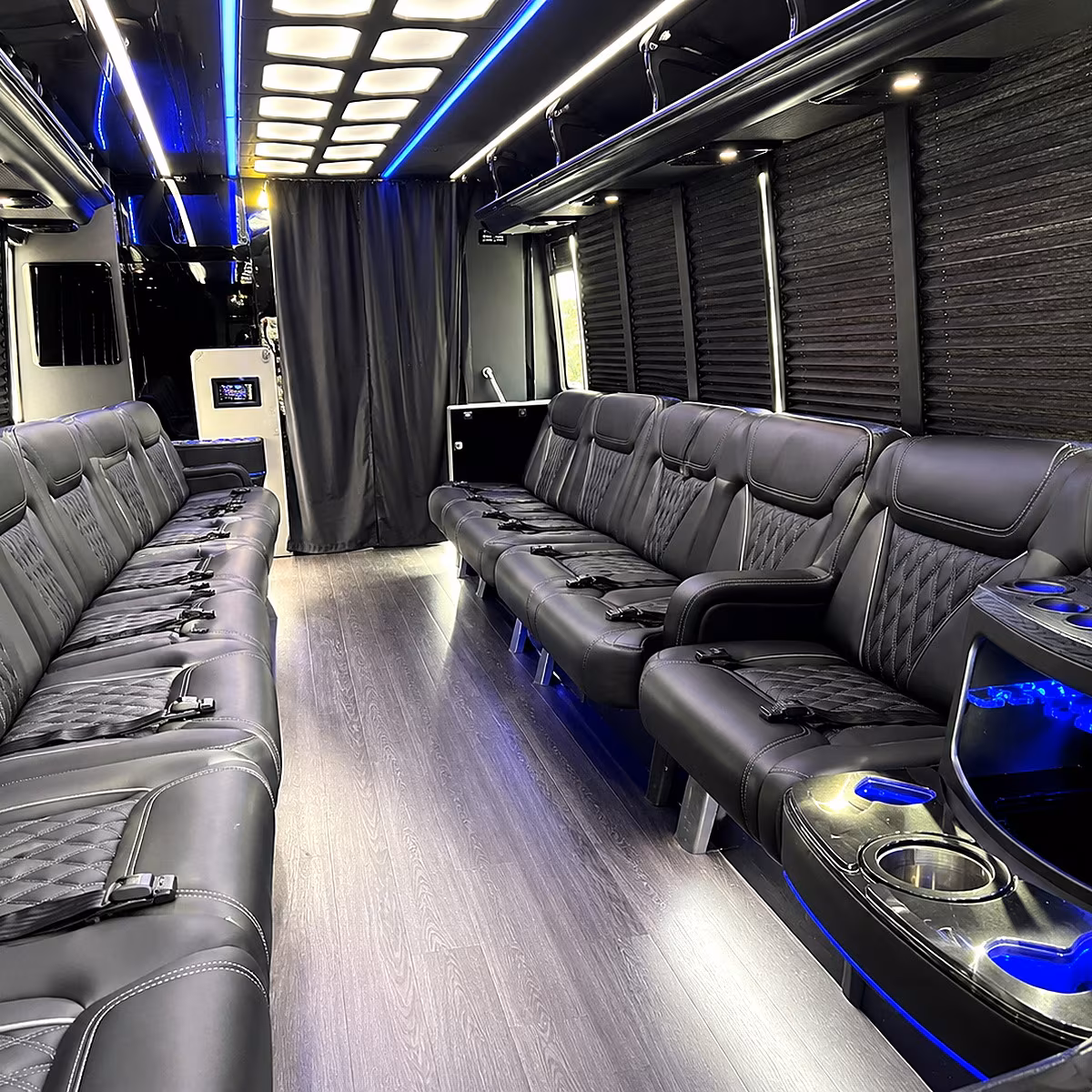 burnsville party bus interior
