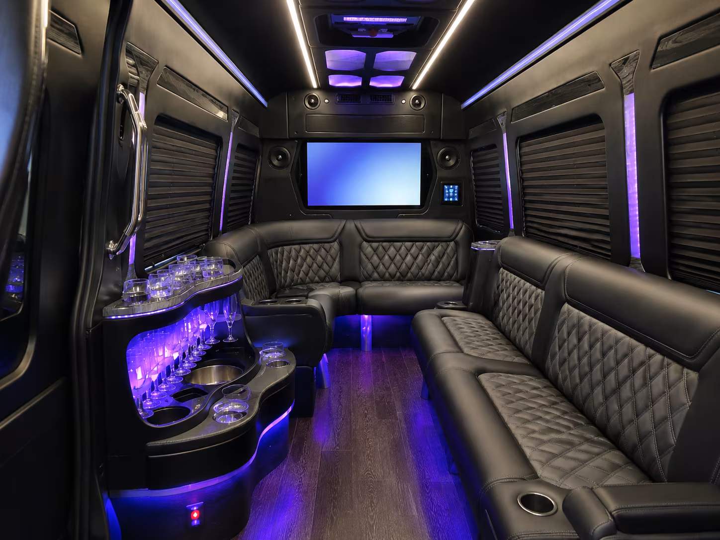 burnsville sprinter limousine inside