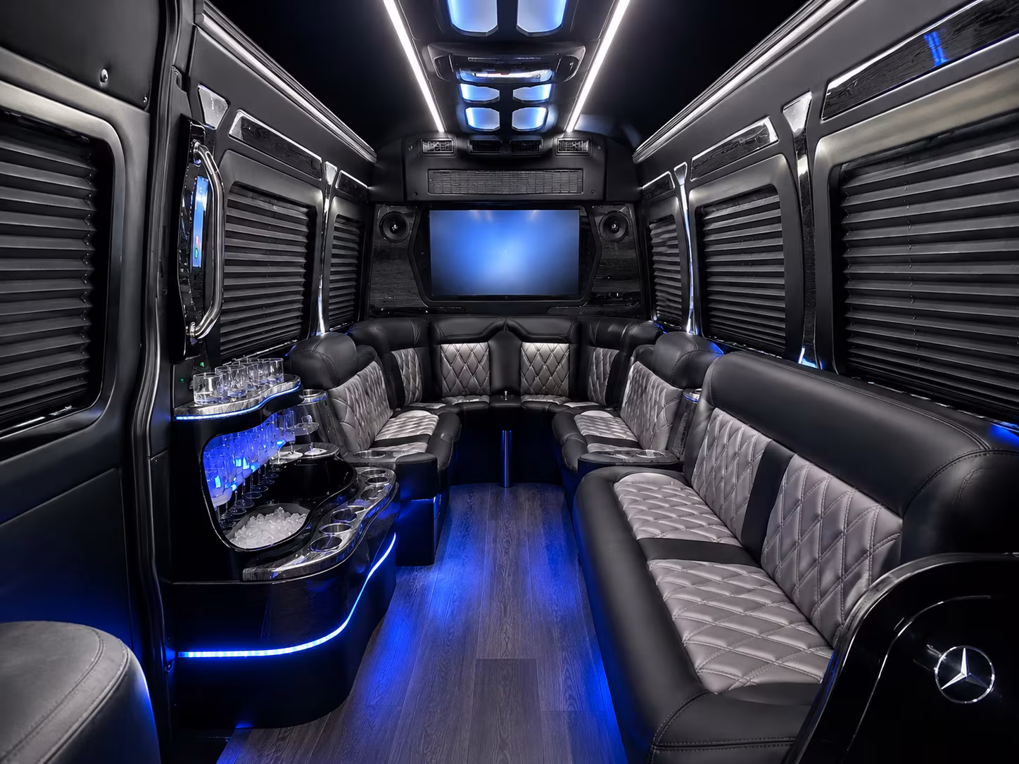 burnsville sprinter limousine interior