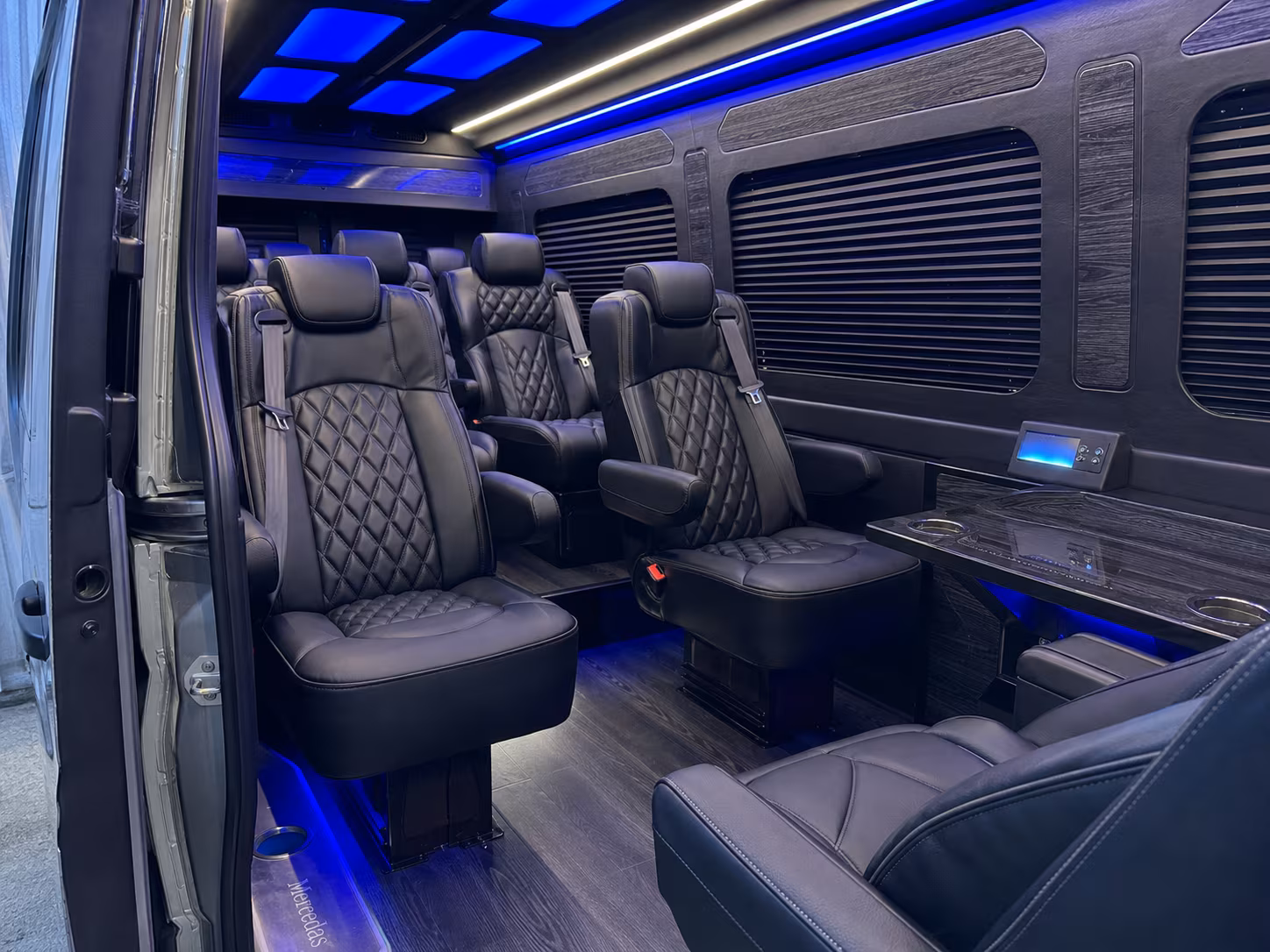 sprinter van transportation for groups and events across burnsville